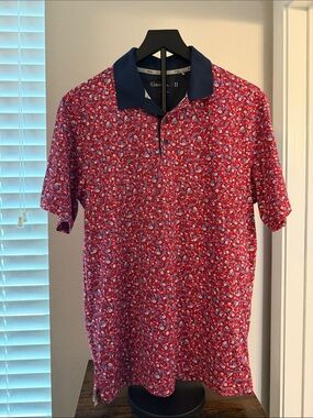 Walter Hagen Floral Golf Polo